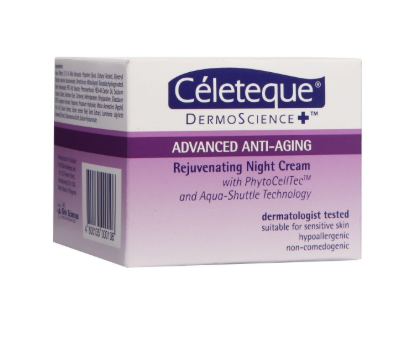 CELETEQUE ADVANCED ANTI-AGING REJUVENATING NIGHT CREAM 50ML BOX