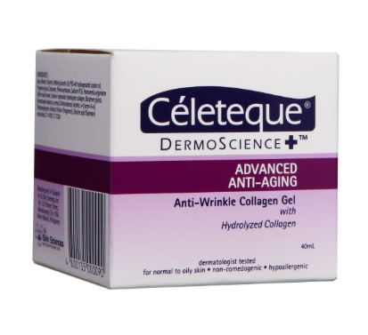 CELETEQUE ADVANCED COLLAGEN 40ML GEL BOX