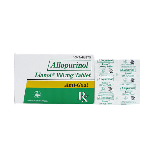 LLANOL 100MG 4 TABLETS