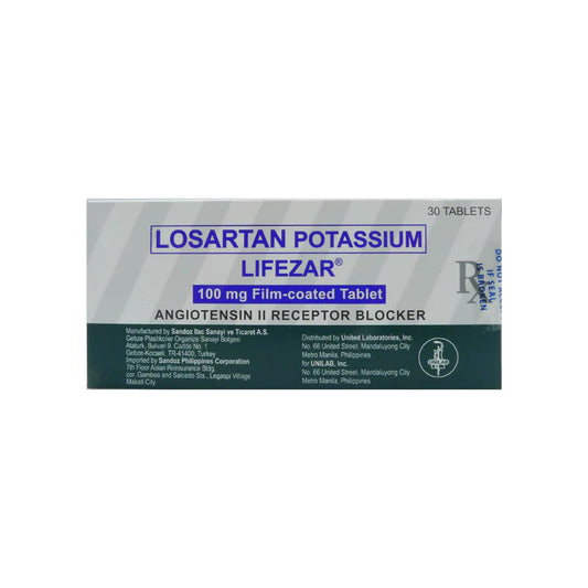 LIFEZAR 100MG 10 TABLETS