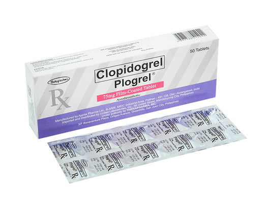 PLOGREL 75MG 10 TABLETS