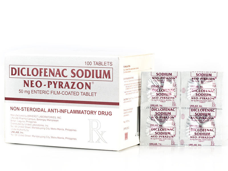 NEO-PYRAZON 50MG 4 TABLETS