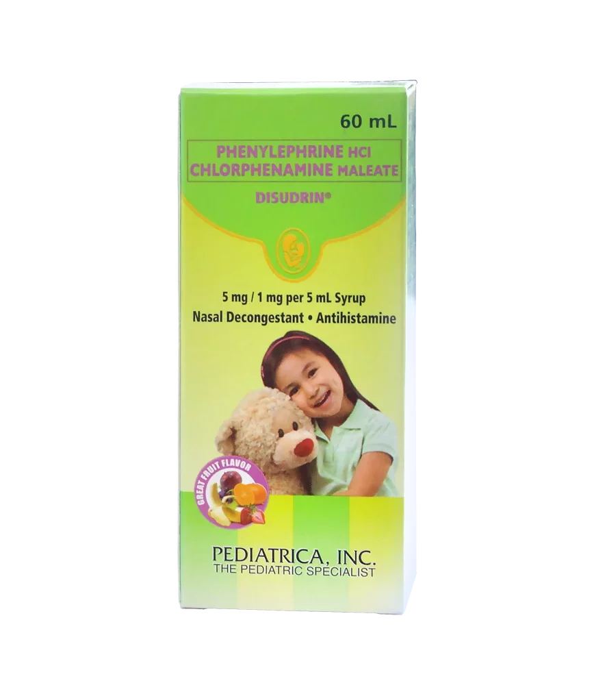DISUDRIN SYRUP 60ML BOTTLE