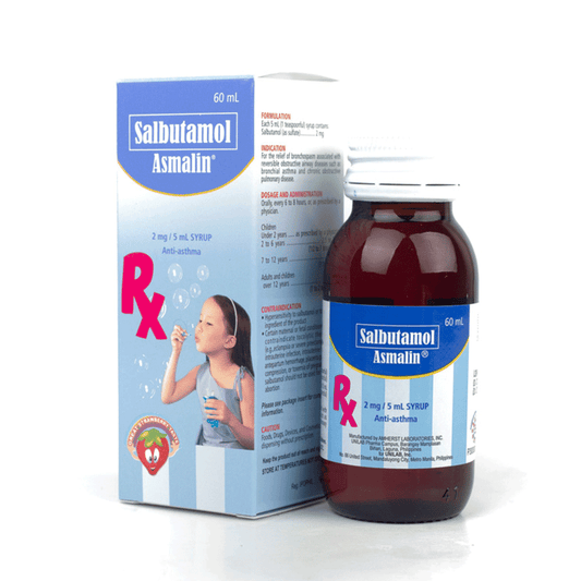 ASMALIN 2MG SYRUP 60ML BOTTLE