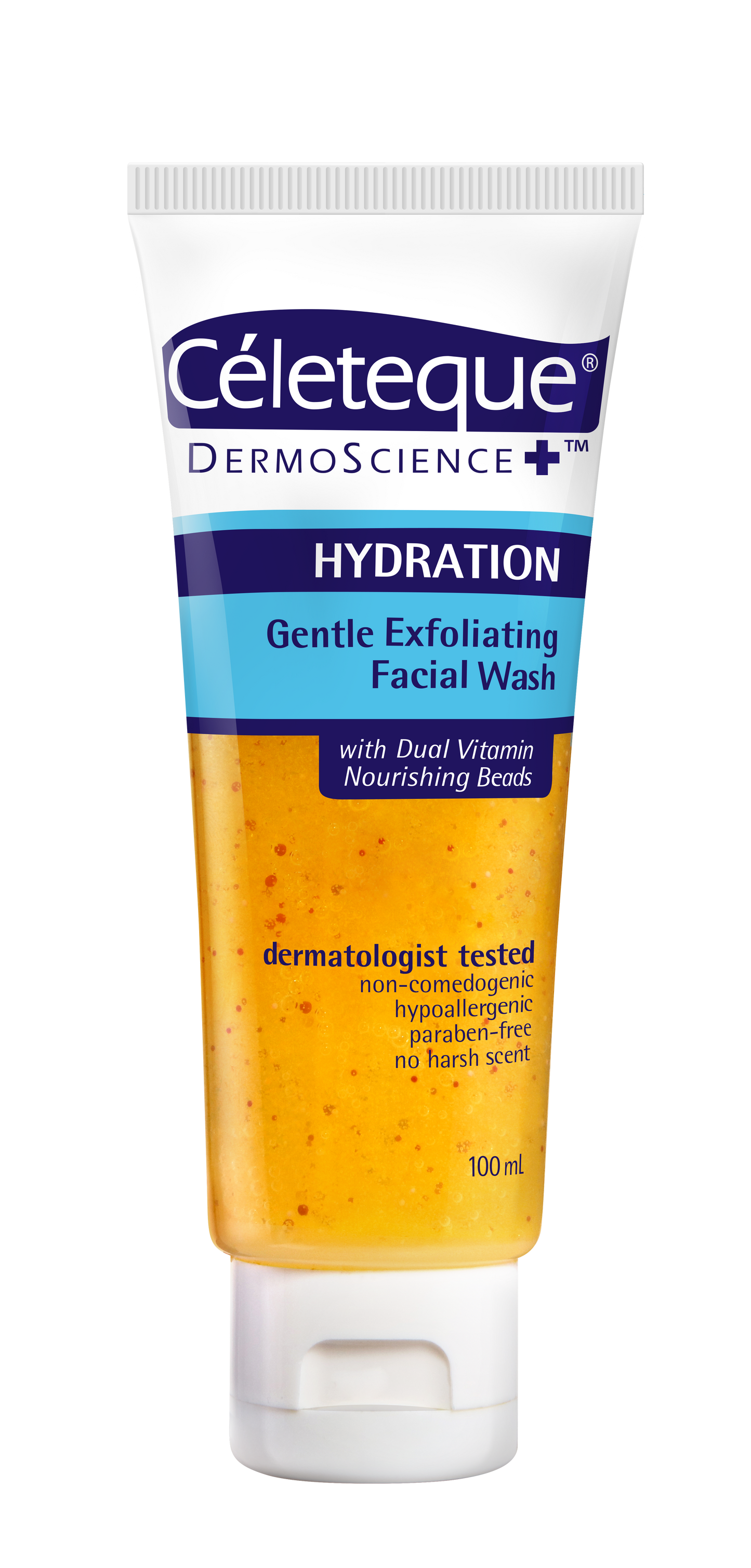 CELETEQUE HYDRATION EXFOLIATING FACIAL WASH 100ML