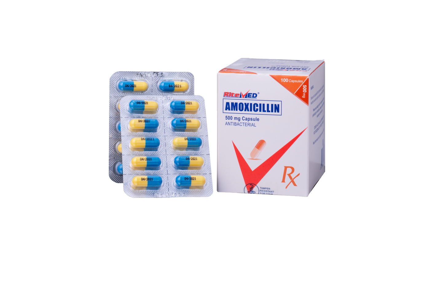 RITEMED AMOXICILLIN 500MG 10 CAPSULES