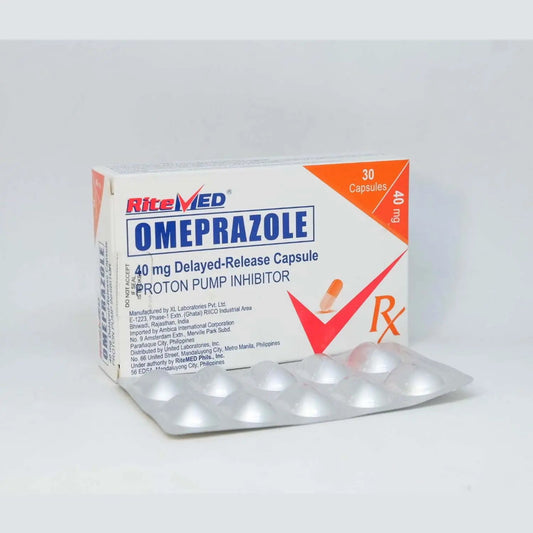 RITEMED OMEPRAZOLE 40MG 10 CAPSULES