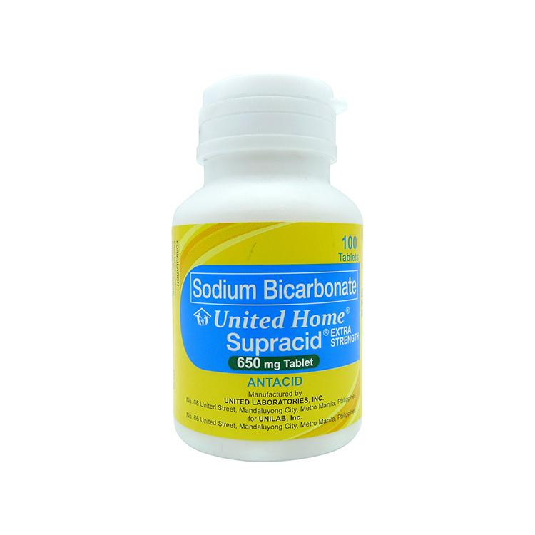 UHP SUPRACID 650MG BOTTLE OF 100 TABLETS