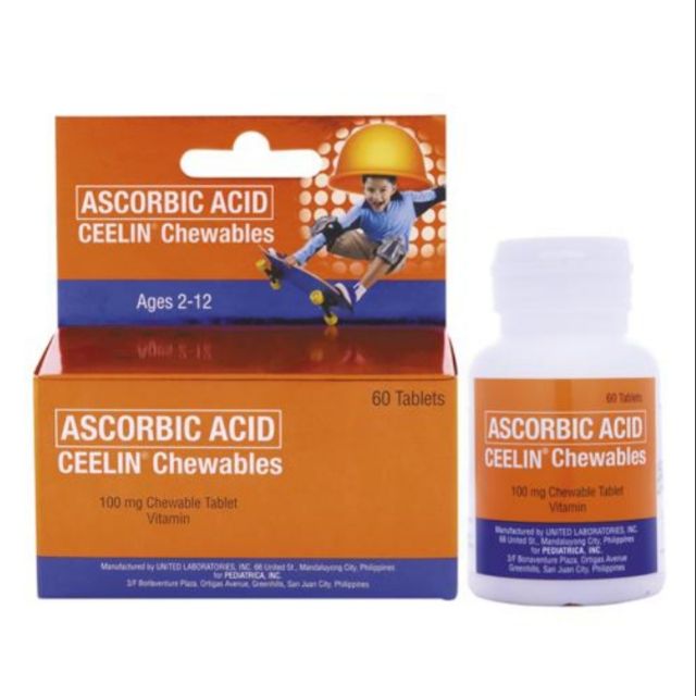 CEELIN CHEWTAB BOTTLE OF 60 TABLETS