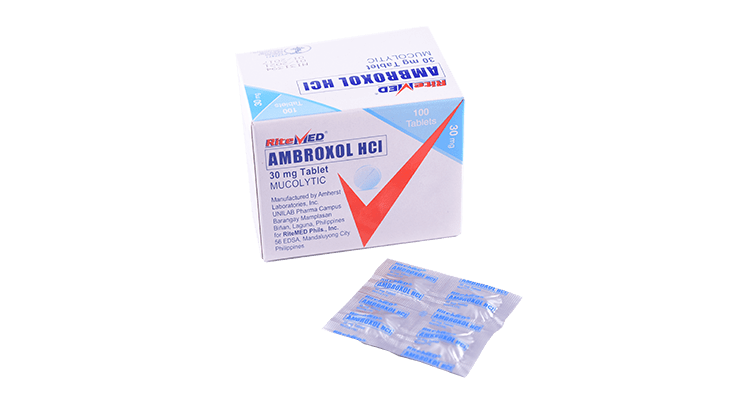 RITEMED AMBROXOL 30MG 4 TABLETS