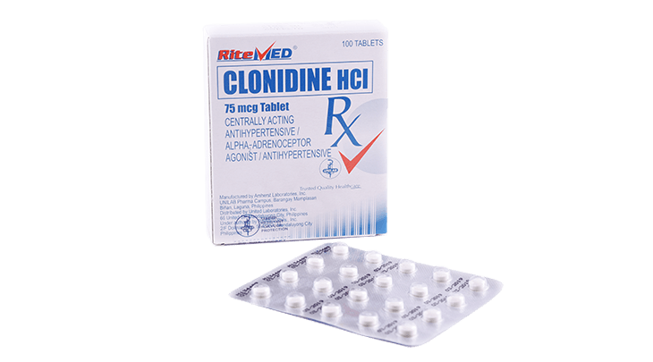 RITEMED CLONIDINE HCL 75MCG 20 TABLETS