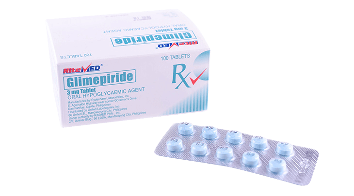 RITEMED GLIMEPIRIDE 3MG 10 TABLETS