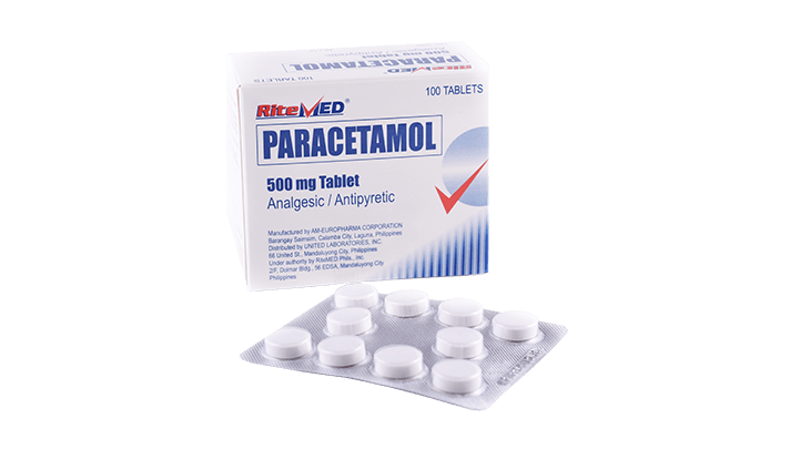 RITEMED PARACETAMOL 500MG 10 TABLETS