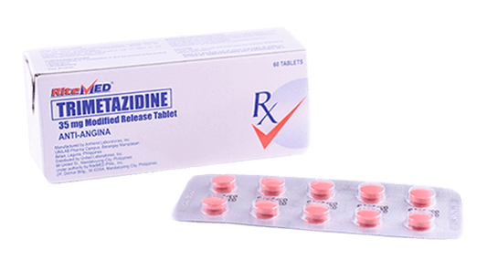 RITEMED TRIMETAZIDINE 35MG 10 TABLETS