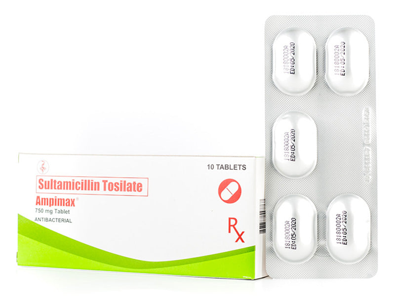 AMPIMAX 750MG 10 TABLETS