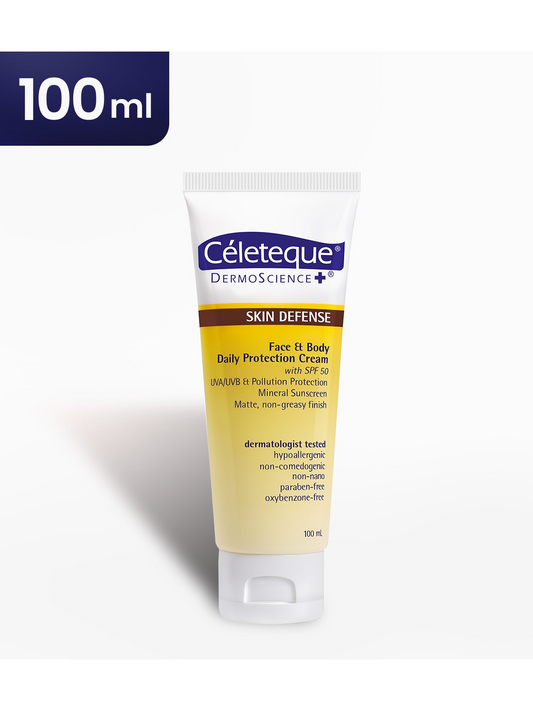 CELETEQUE SKIN DEFENSE FACE & BODY 100ML TUBE