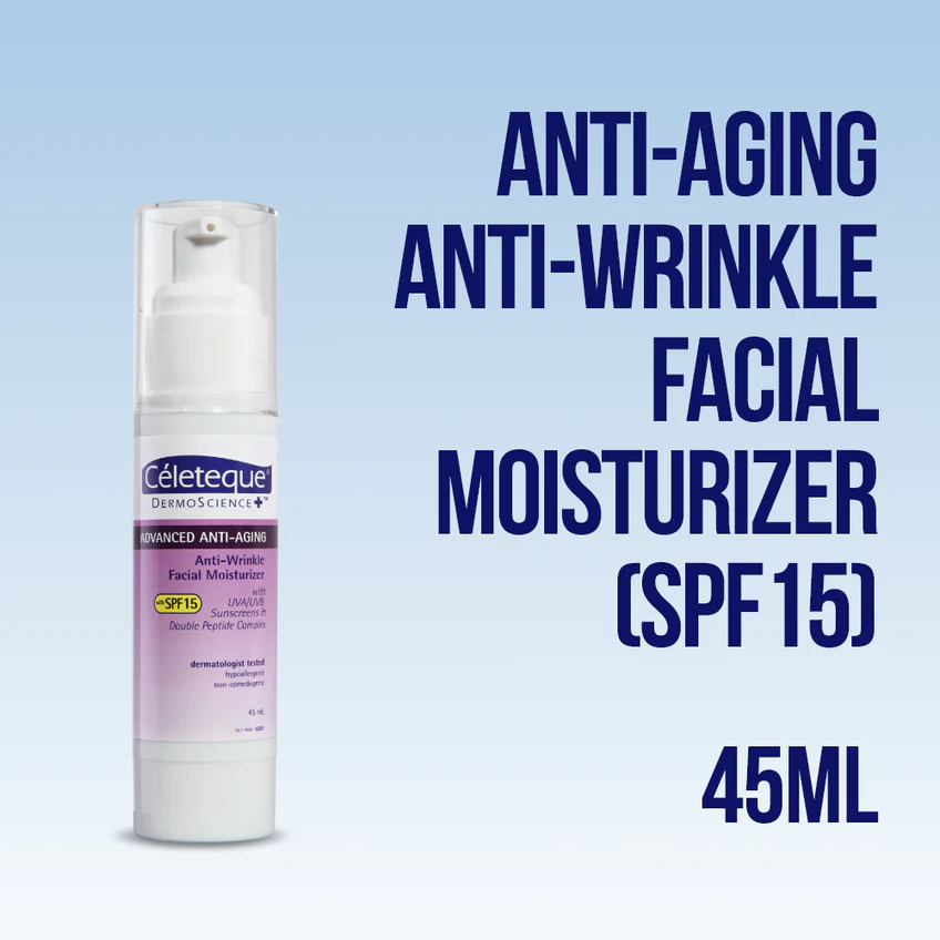 CELETEQUE ADVANCE FACIAL MOISTURIZER SPF15 45ML BOT