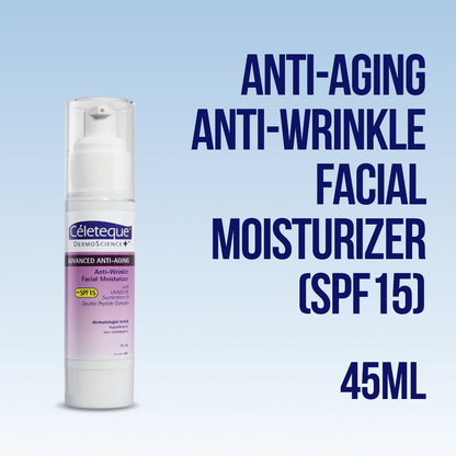 CELETEQUE ADVANCE FACIAL MOISTURIZER SPF15 45ML BOT