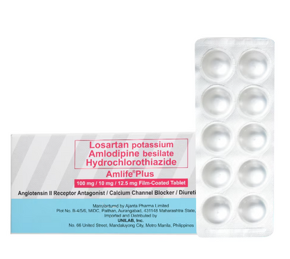 AMLIFE PLUS 100/10/12.5MG 10 TABLET