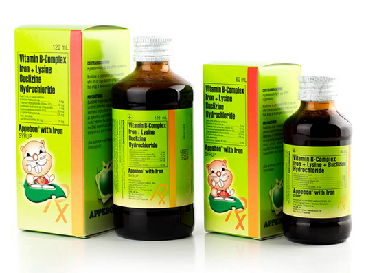 APPEBON WITH IRON SYRUP 60ML BOTTLE
