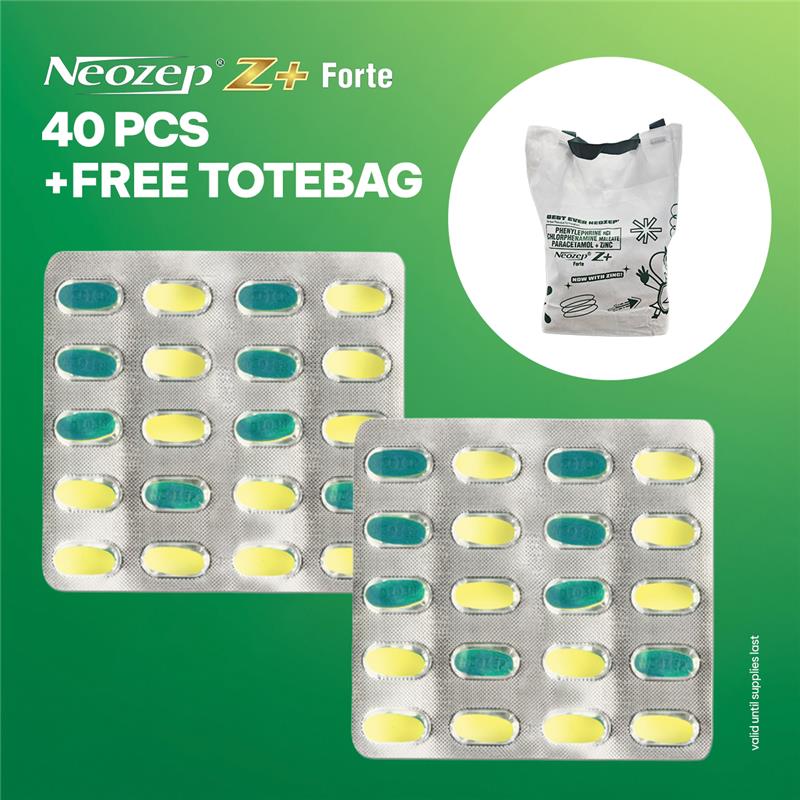 NEOZEP FORTE + ZINC 20 TABLETS