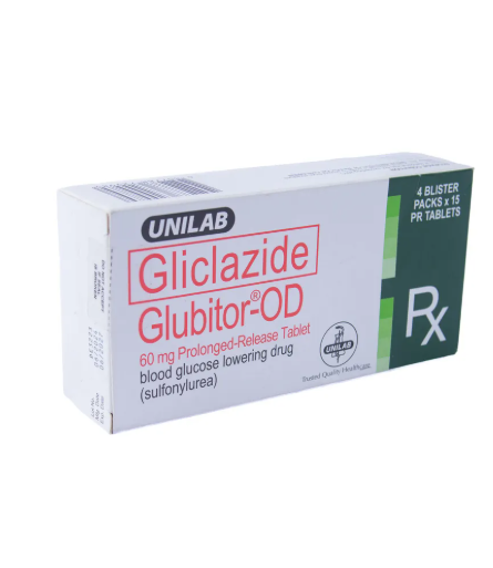 GLUBITOR 60MG 15 TABLET