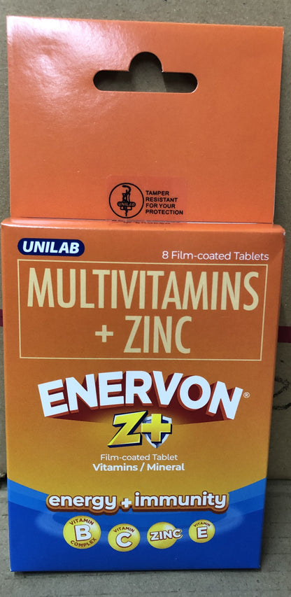 ENERVON+Z BOX OF 8 TABLETS