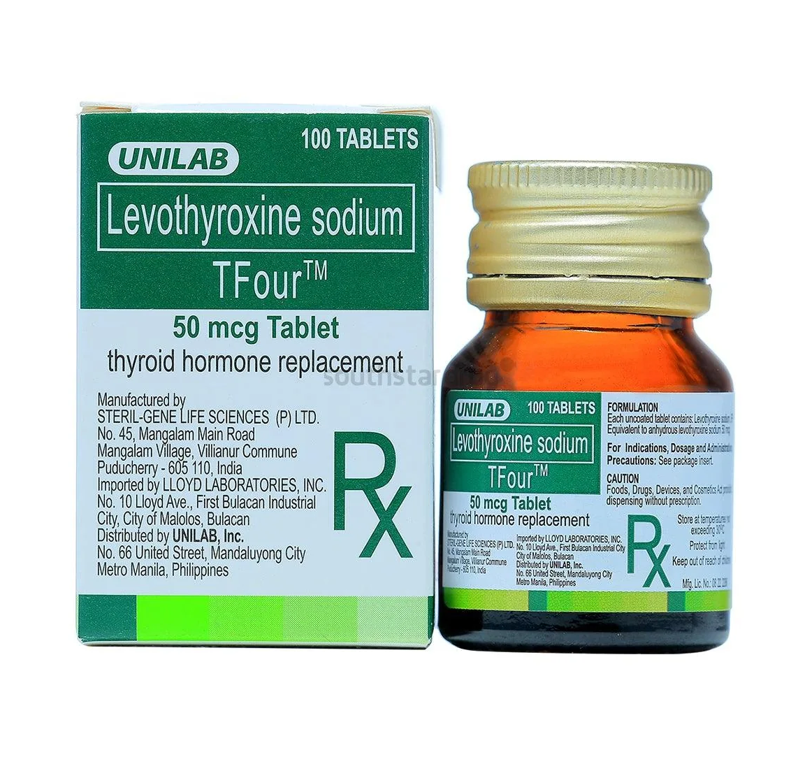 TFOUR 50MCG TABLET- MR