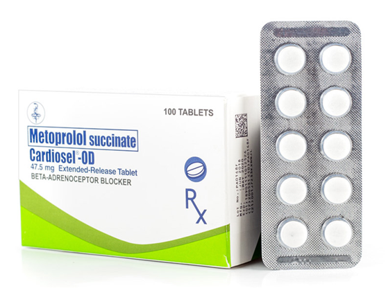 CARDIOSEL OD 47.5MG ER 10 TABLET
