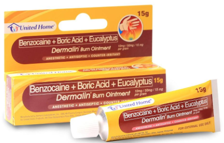 DERMALIN BURN OINTMENT 15G TUBE
