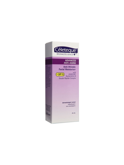 CELETEQUE ADVANCE FACIAL MOISTURIZER SPF15 45ML BOT
