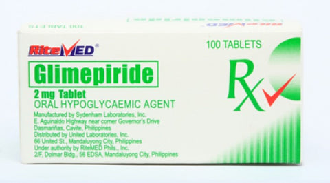 RITEMED GLIMEPIRIDE 2MG 10 TABLETS