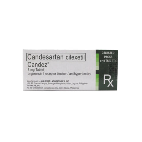CANDEZ 8MG 10 TABLETS