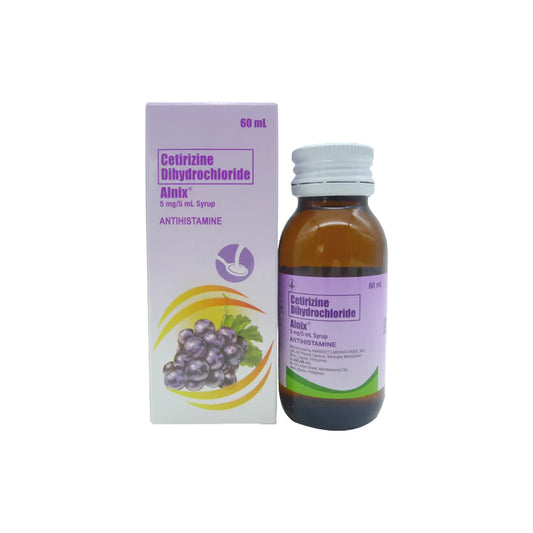 ALNIX 5MG SYRUP 60ML BOTTLE