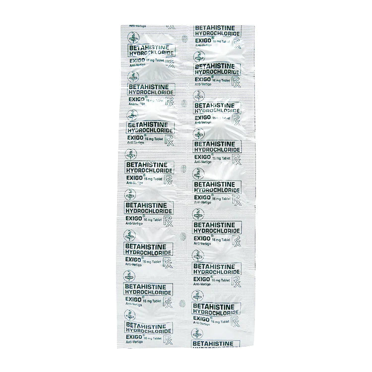 EXIGO is an anti-vertigo agent, prescribed for dizziness (vertigo) in ...