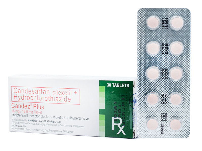 CANDEZ PLUS 16MG / 12.5MG 10 TABLETS