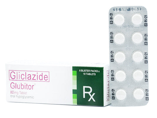 GLUBITOR 80MG TABLET   - MR