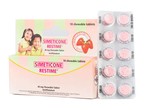 RESTIME CHEWTAB 40MG 10 TABLETS