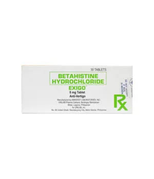 EXIGO BETAHISTINE 8MG 10 TABLETS