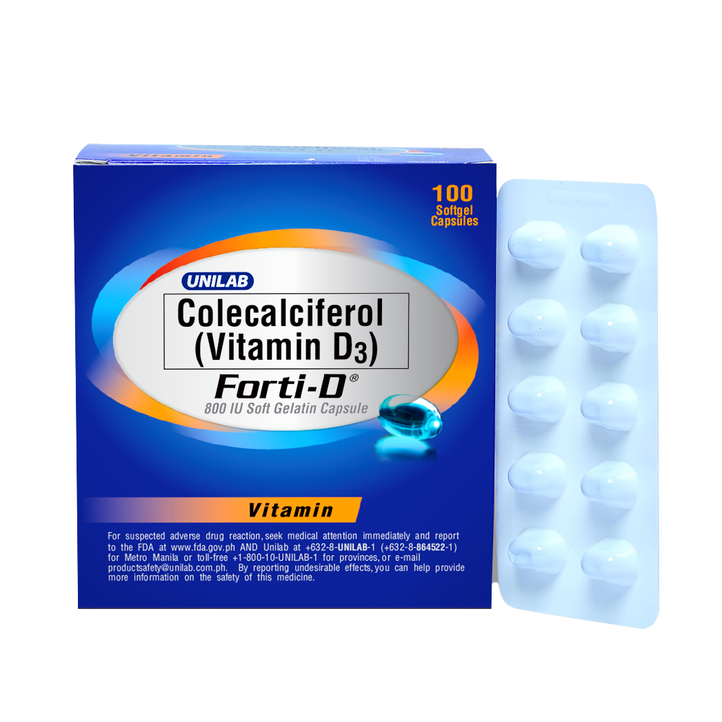 FORTI-D 800IU 10 CAPSULES