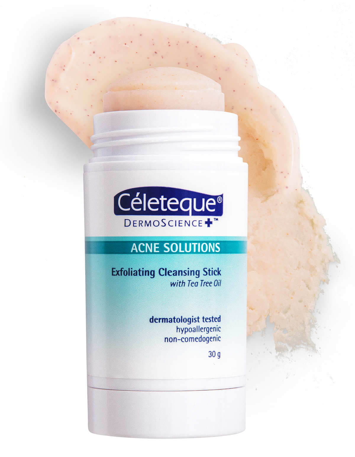 CELETEQUE EXFOLIATING CLEANSING STICK 30G