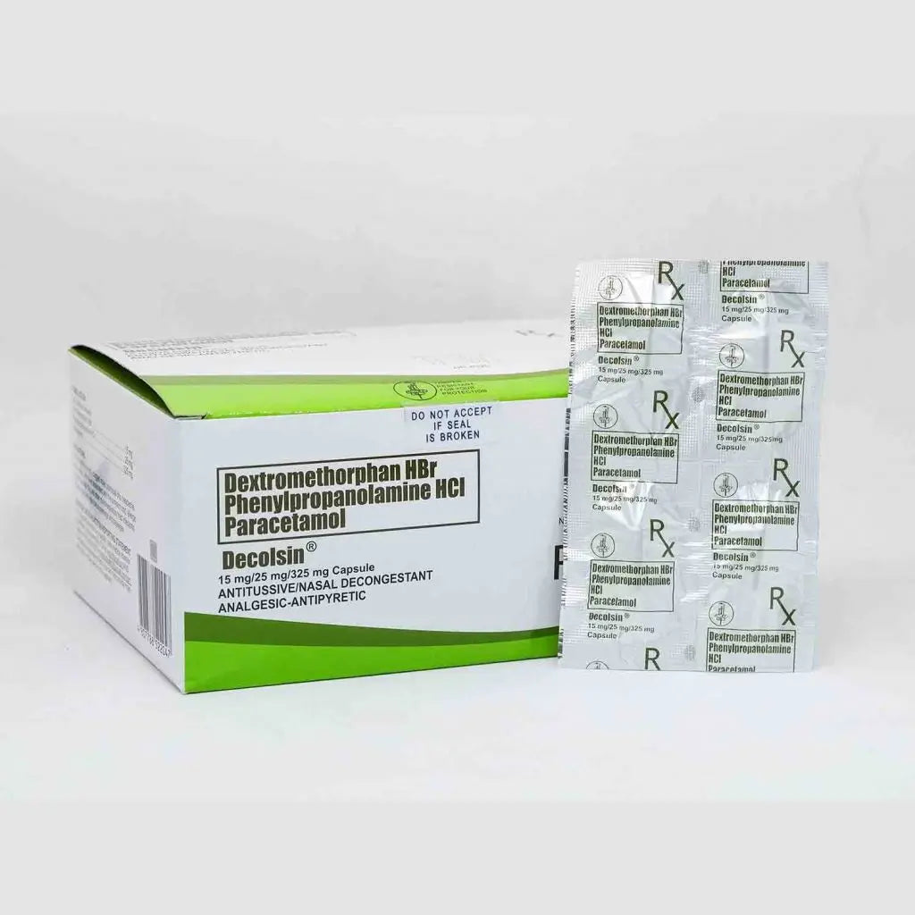 Deconsal DECOLSIN for the relief of clogged nose, postnasal drip, headache, body ...
