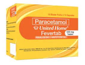 FEVERTAB 500MG 10 TABLETS