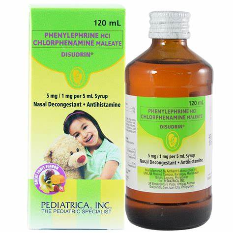 DISUDRIN SYRUP 120ML BOTTLE