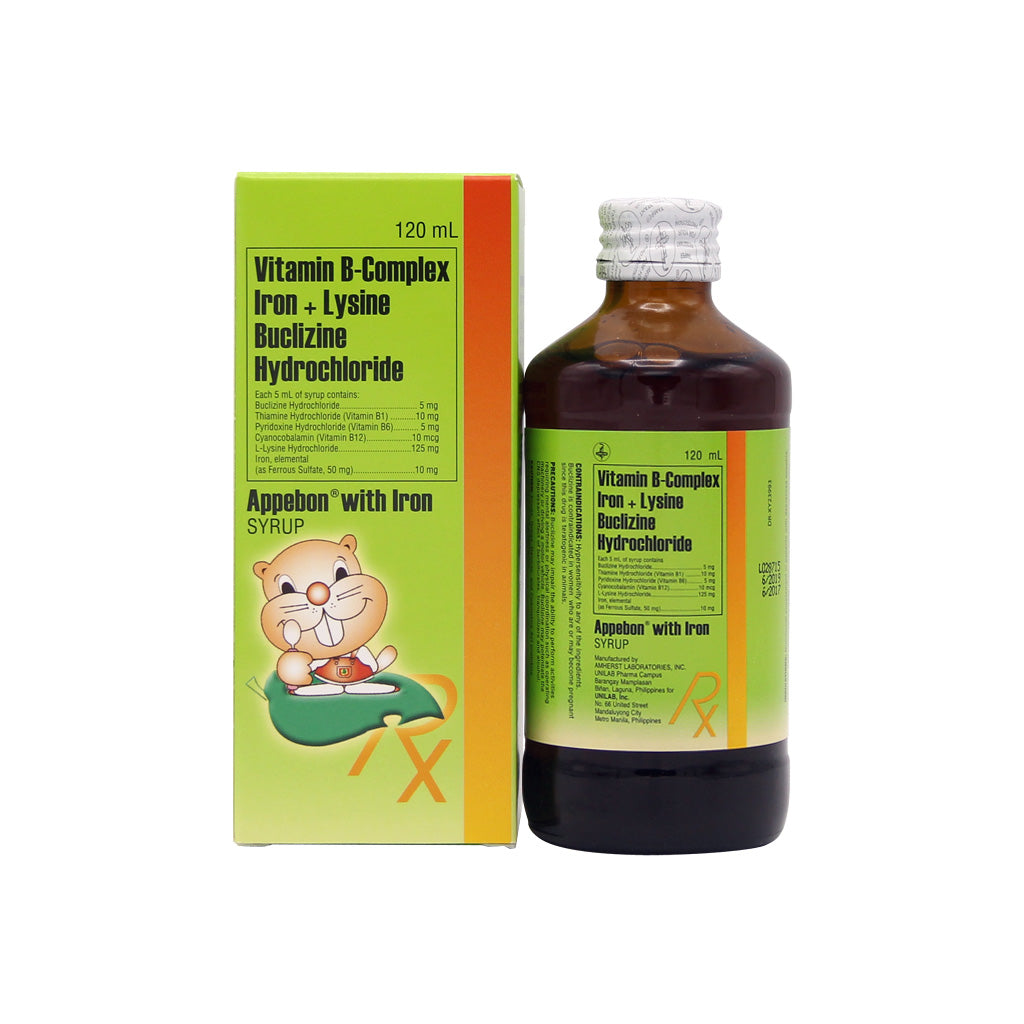 Appebos APPEBON WITJH IRON SYRUP is a nutritional supplement in patients with ...