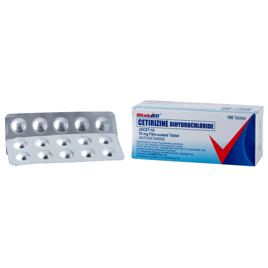 RITEMED CETIRIZINE 10MG 10 TABLETS