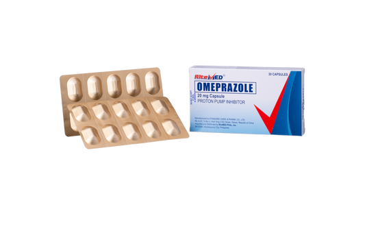 RITEMED OMEPRAZOLE 20MG 10 CAPSULES