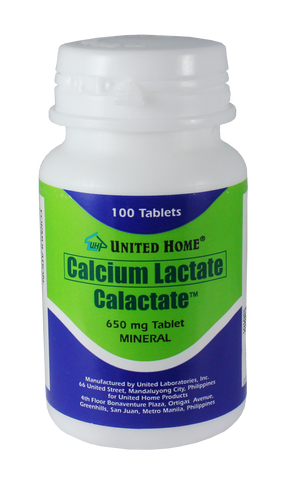 CAL LACTATE 650MG - MR