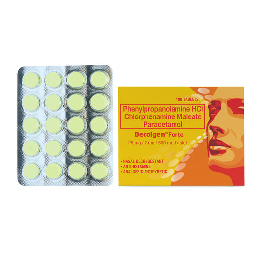 DECOLGEN FORTE PPA TABLET - MR