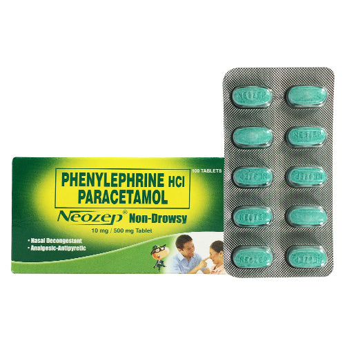 NEOZEP NON-DROWSY + ZINC 10 TABLETS